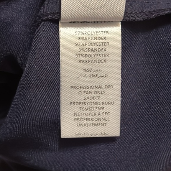 Opening Ceremony Navy Blue Cropped Zip Up Jacket EE - Picture 4 of 4